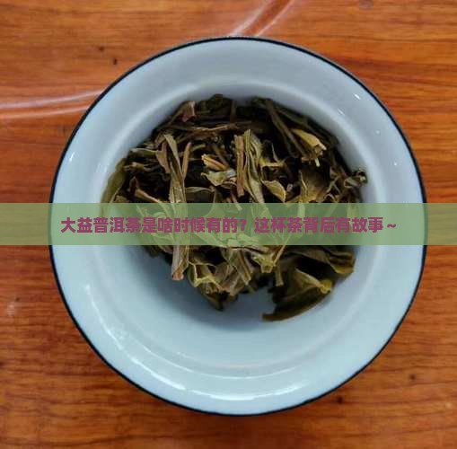 大益普洱茶什么时候有的