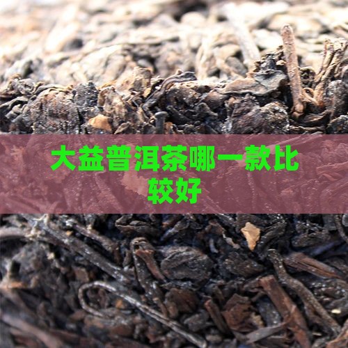 大益普洱茶哪一款比较好