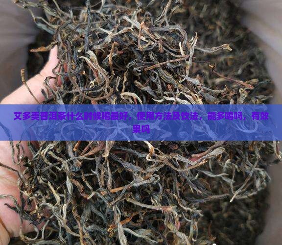 艾多美普洱茶什么时候喝
