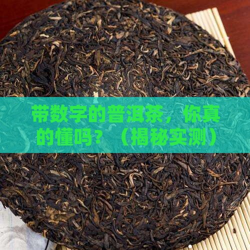 带数字的普洱茶