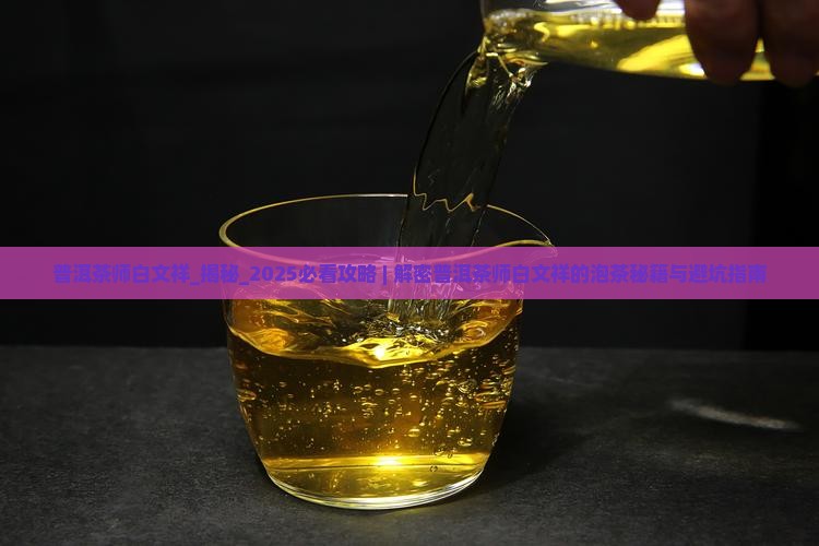 普洱茶师白文祥