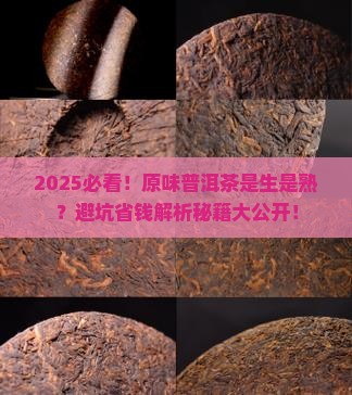 原味普洱茶是生茶还是熟茶 原味普洱茶是生茶还是熟茶