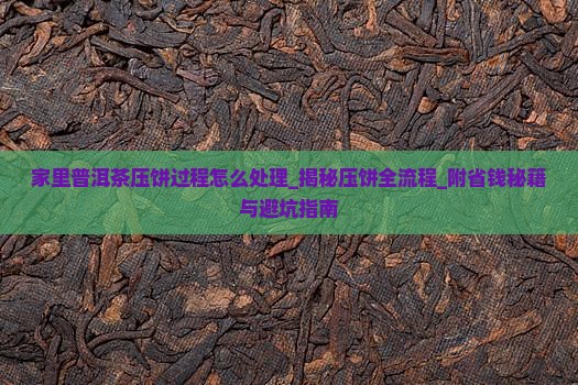 家里普洱茶压饼过程怎么处理