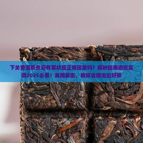 下关普洱茶煮后有絮状