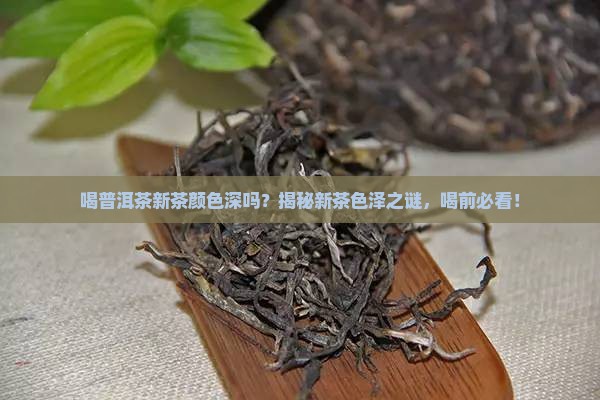 喝普洱茶新茶颜色深吗