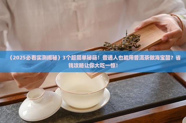 可以用普洱茶做海宝醋吗
