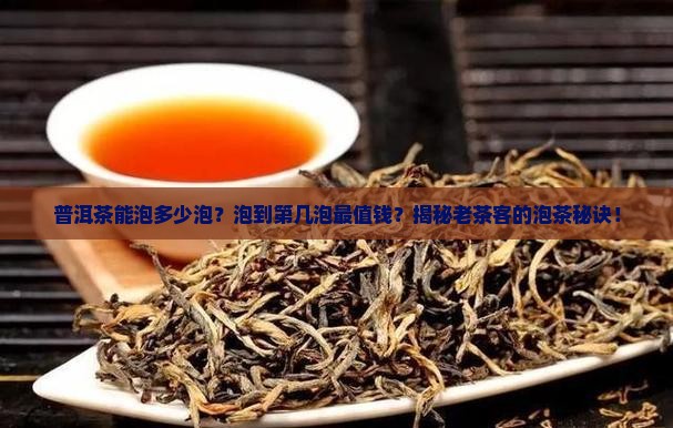 普洱茶能泡多少泡