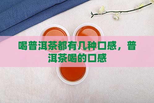 喝普洱茶都有几种口感