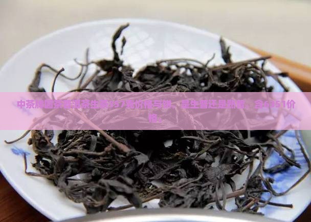 中茶牌圆茶普洱茶