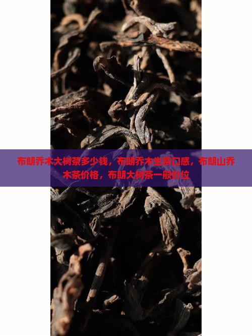 布朗乔木大树茶多少钱