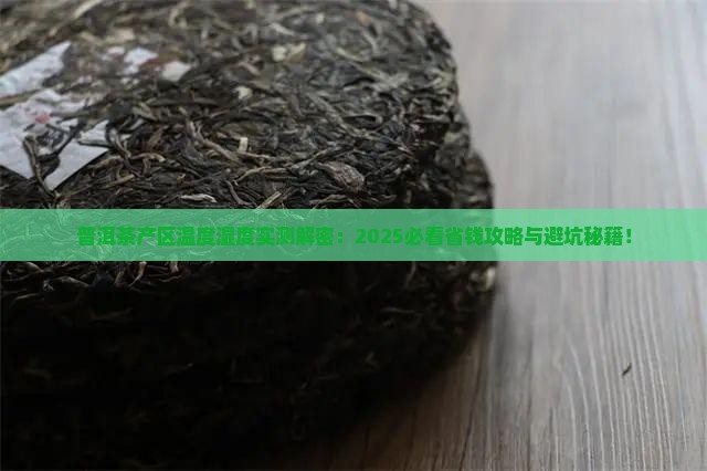 普洱茶产区的温度和湿度