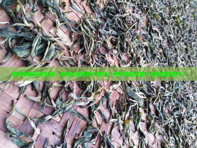 普洱茶最早是什么年份