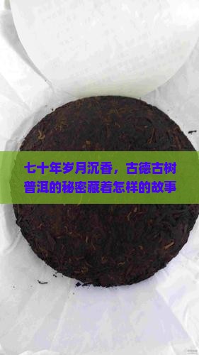 70周年纪念普洱茶古德古树