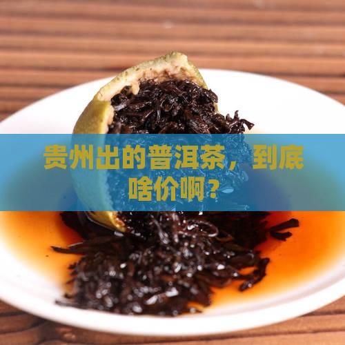 贵州特产普洱茶多少钱