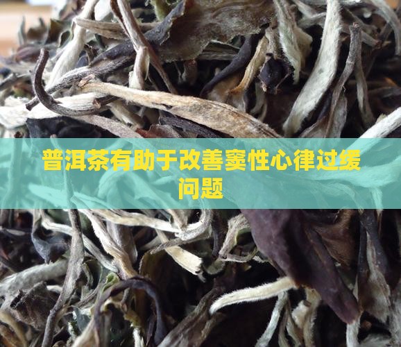 普洱茶与窦性心律过缓