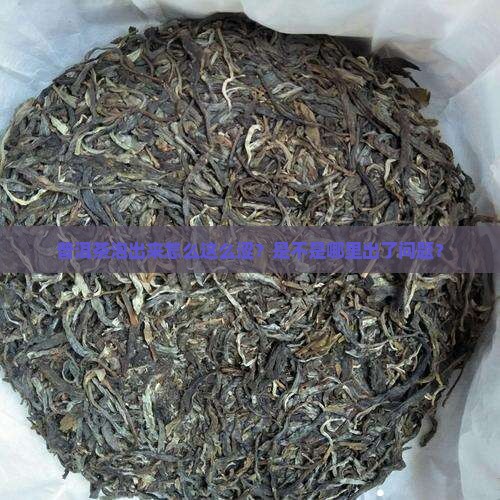 泡普洱茶很涩什么原因