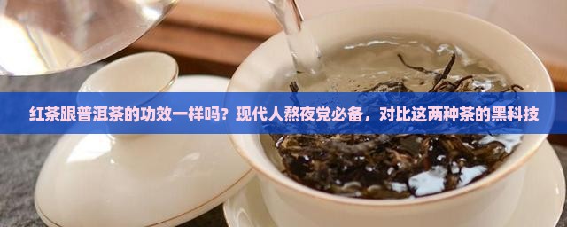 红茶跟普洱茶的功效一样吗