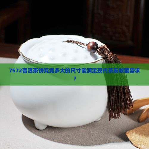 7572普洱茶饼大小
