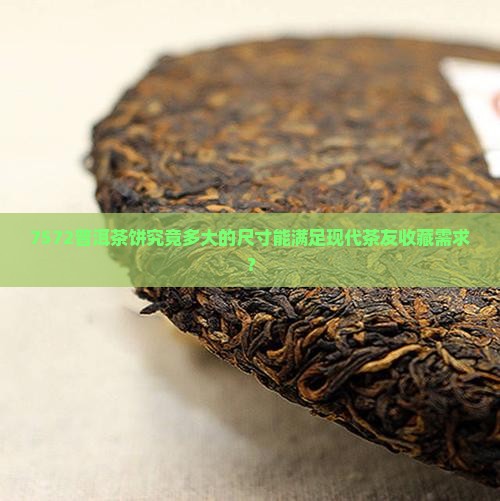 7572普洱茶饼大小