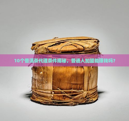 国内知名普洱茶代理条件