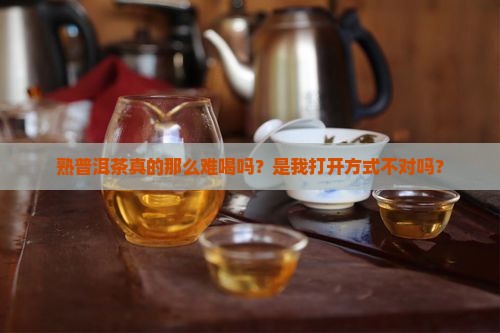 熟普洱茶好难喝啊