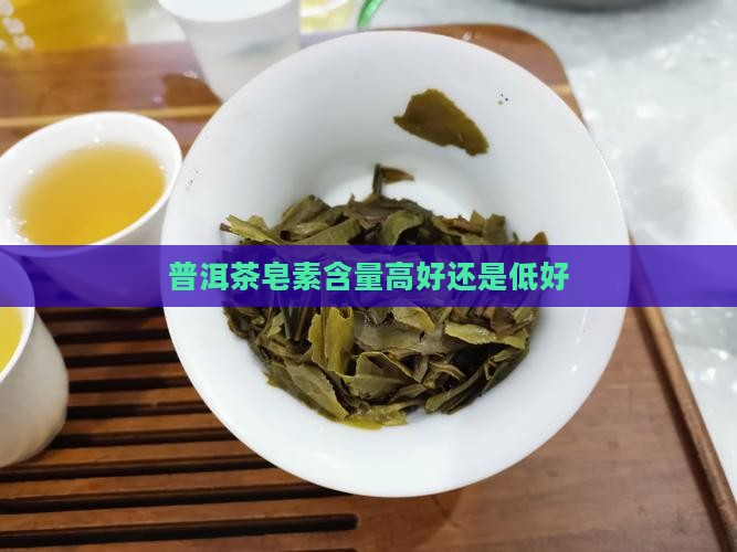 老普洱茶皂素多还是少的好