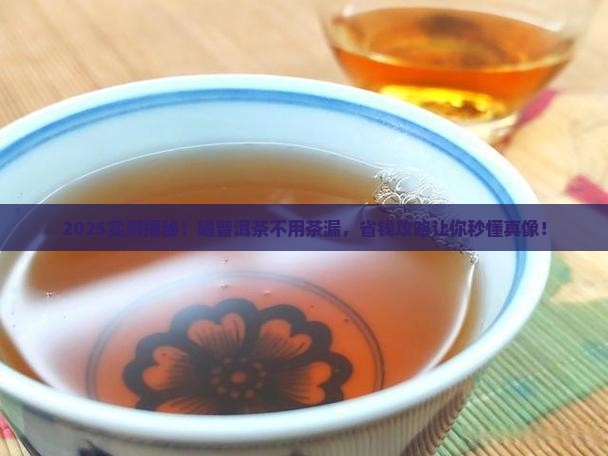 喝普洱茶不用茶漏