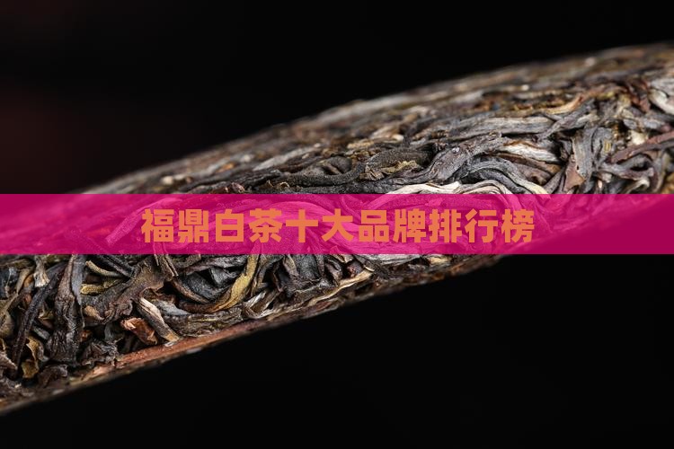 福鼎白茶企业排名