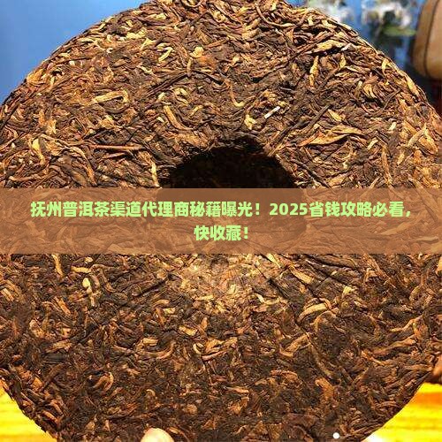 抚州普洱茶渠道代理商