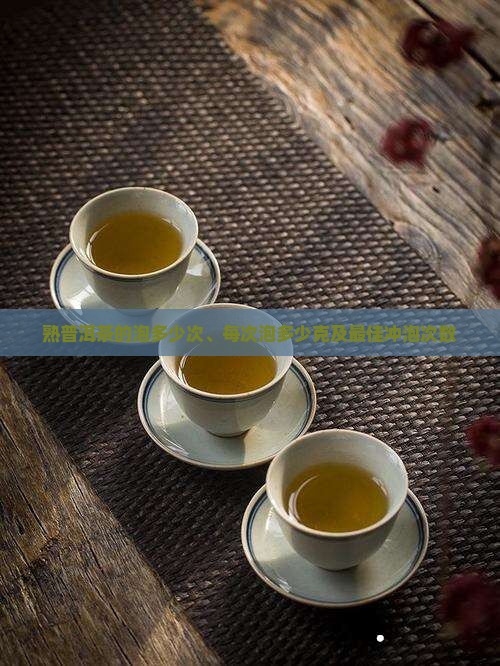 熟普洱茶的泡多少次