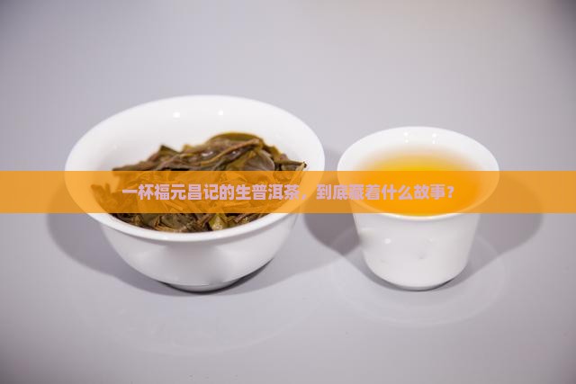 福元昌记生普洱茶