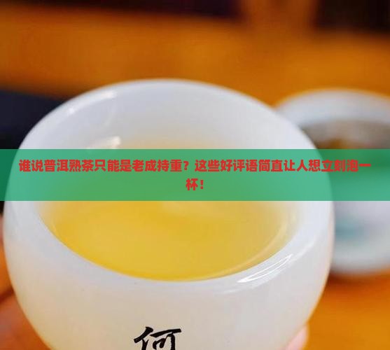 普洱茶熟茶的好评语