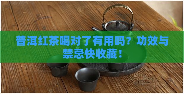 普洱红茶的功效与作用禁忌