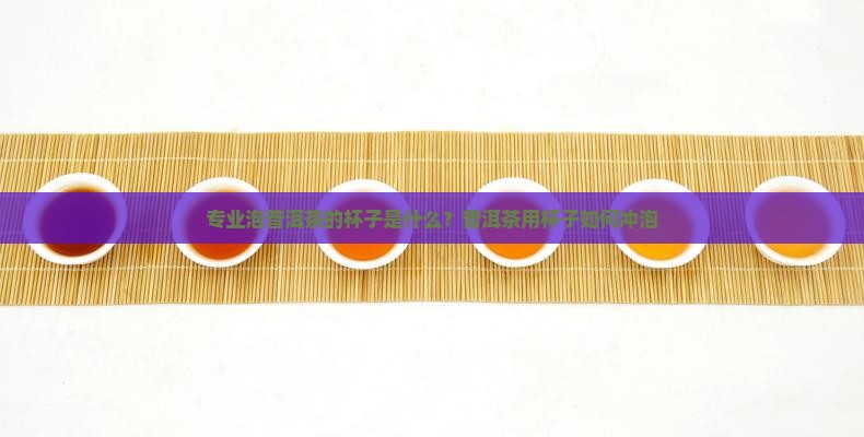 专业泡普洱茶的杯子