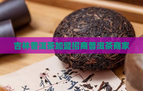 吉林普洱茶招商加盟商家 吉林普洱茶招商加盟商家