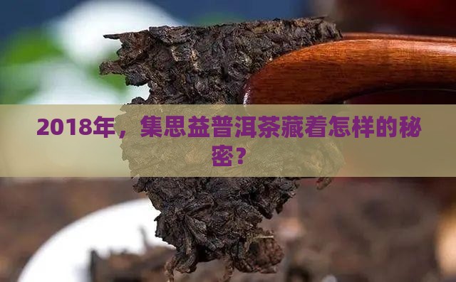 集思益普洱茶2018