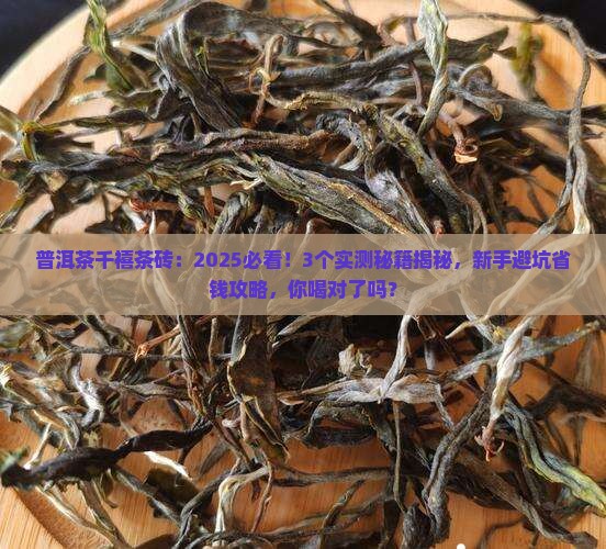 普洱茶千禧茶砖