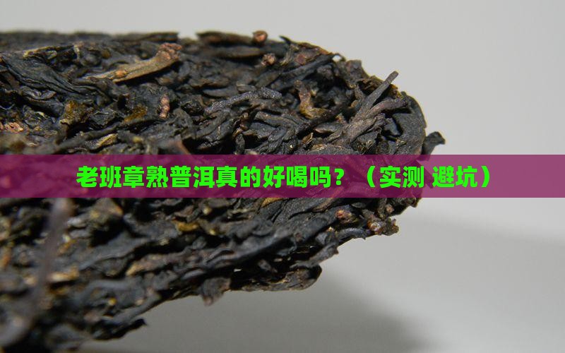 老班章熟普洱口感