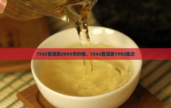 7542普洱茶2009年 7542普洱茶2009年