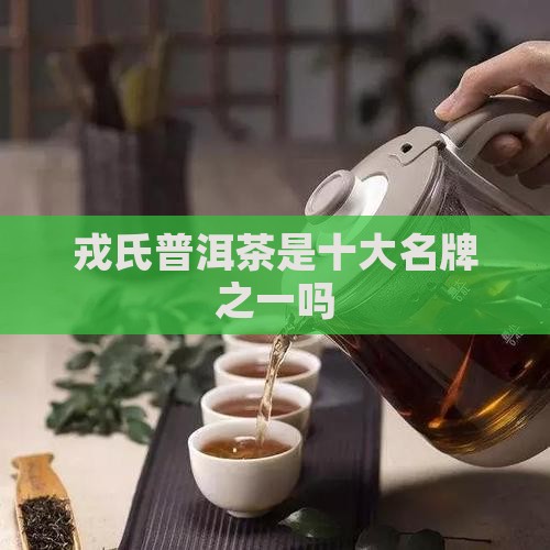 戎氏普洱茶属于哪个档次