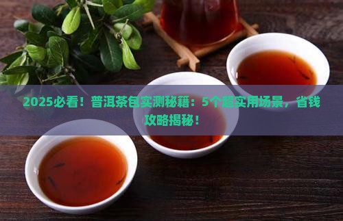 普洱茶包能做什么