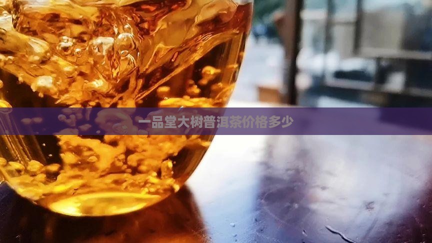 一品堂大树普洱茶价格多少