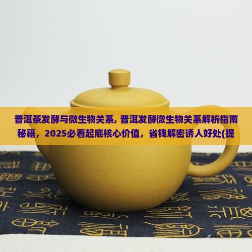 普洱茶发酵与微生物关系