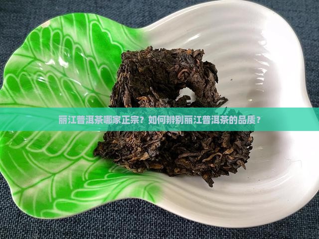 丽江普洱茶哪家正宗