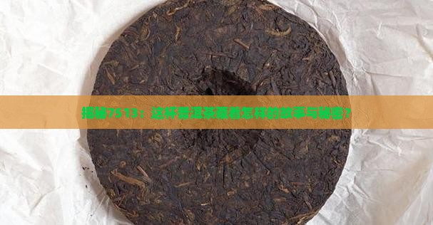 7513普洱茶