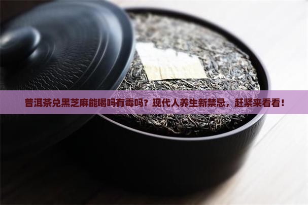 普洱茶兑黑芝麻能喝吗有毒吗