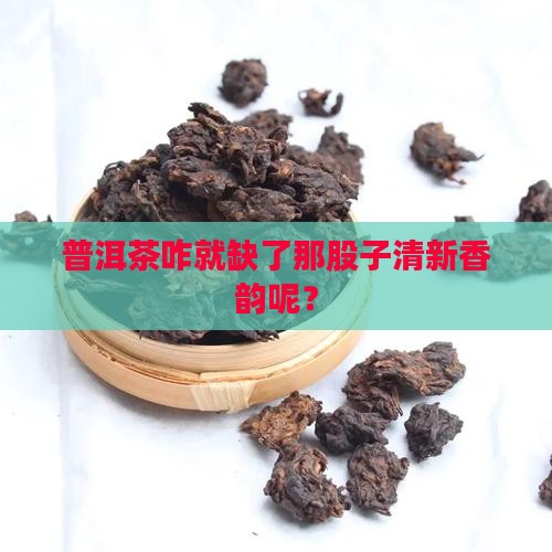 普洱茶咋不像绿茶有香味