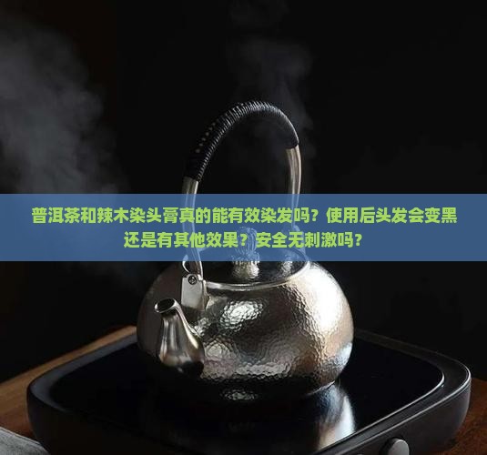 普洱茶辣木染头膏