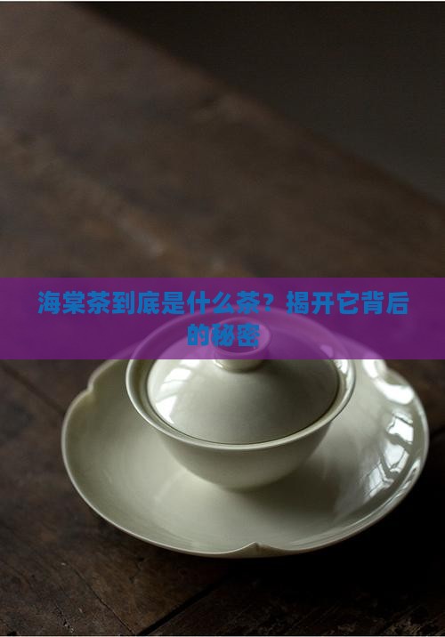 海棠茶属于什么茶