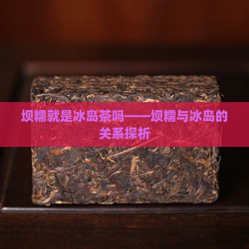 坝糯就是冰岛茶吗